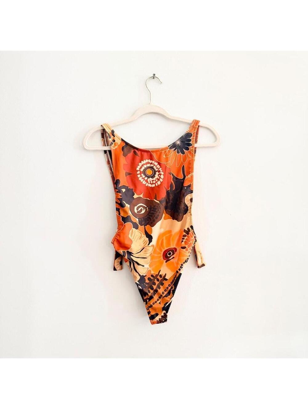 Free People Free-est The Pamela Printed One-Piece Swimsuit